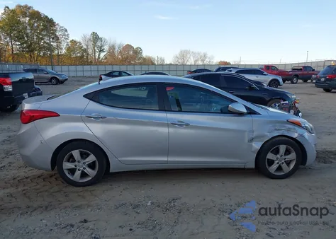 2013 Hyundai Elantra Gls из США, поврежденный, VIN KMHDH4AE3DU992589